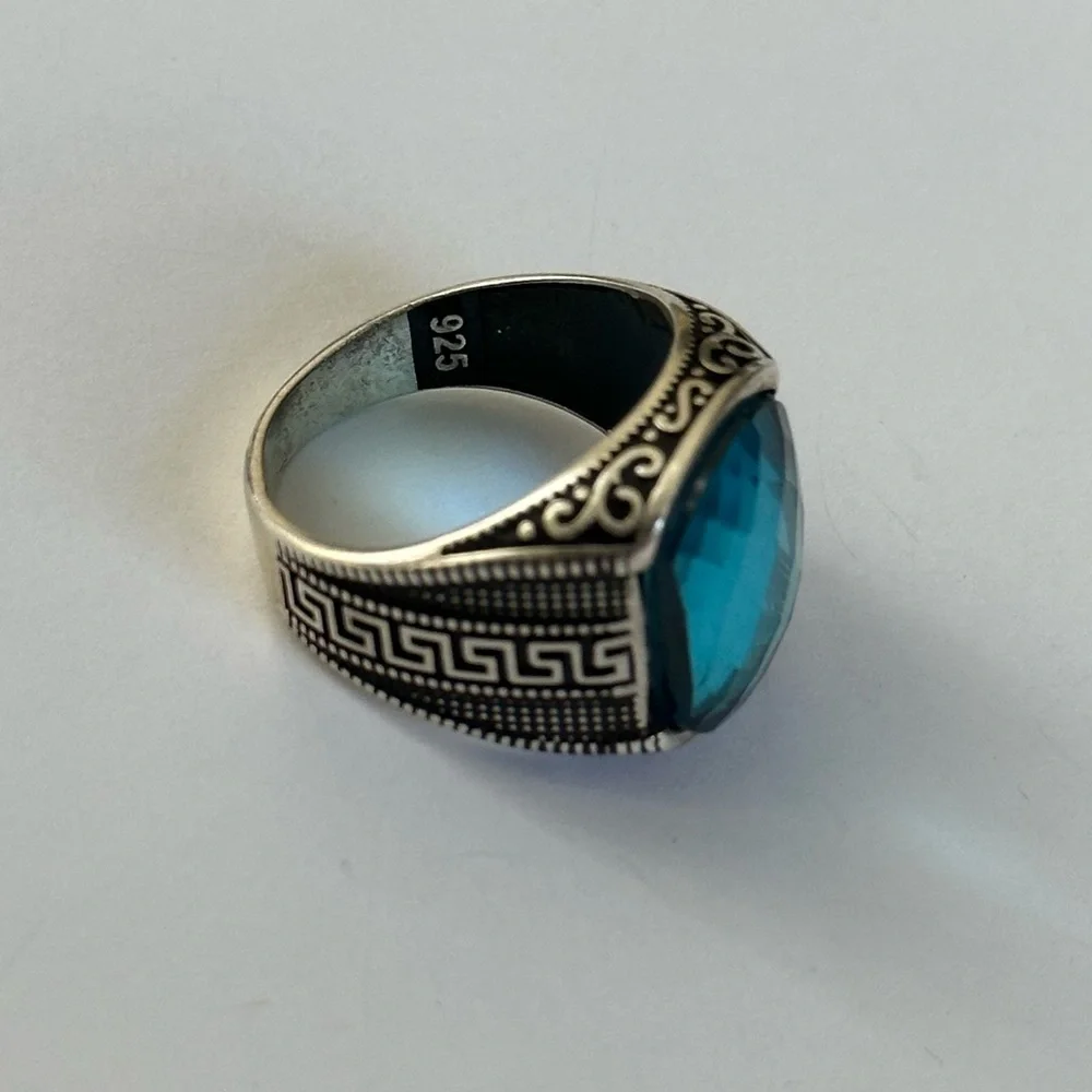 COMING SOON❣️925 Silver blue ring - Picture 3 of 6